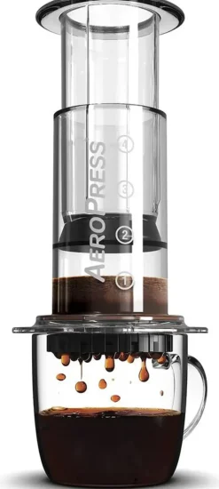 Plates, Bowls, Cups & Utensils-Aeropress Coffee Maker - Clear