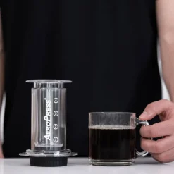 Plates, Bowls, Cups & Utensils-Aeropress Coffee Maker - Clear