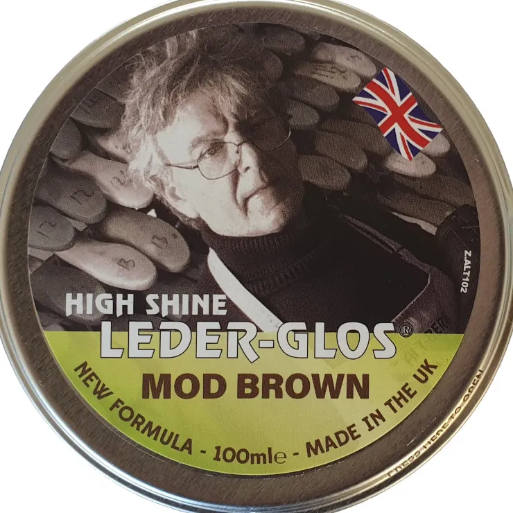 Footwear Cleaning & Proofing-Altberg Leder-Glos Wax - MOD Brown
