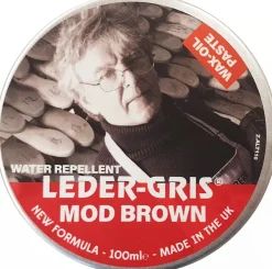 Footwear Cleaning & Proofing-Altberg Leder-Gris Paste - MOD Brown