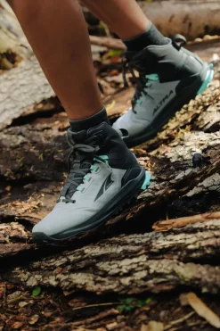 Hiking Shoes & Boots|Mid Height Boots-Altra Mens Lone Peak 9 Waterproof Mid Boots - Black-Gray