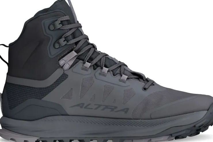 Hiking Shoes & Boots|Mid Height Boots-Altra Mens Lone Peak 9 Waterproof Mid Boots - Black-Gray