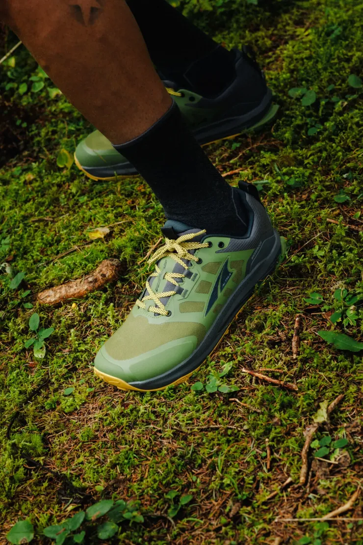 Hiking Shoes & Boots|Running Shoes-Altra Mens Lone Peak 9 Waterproof Low Trail Shoes - Dusty Olive