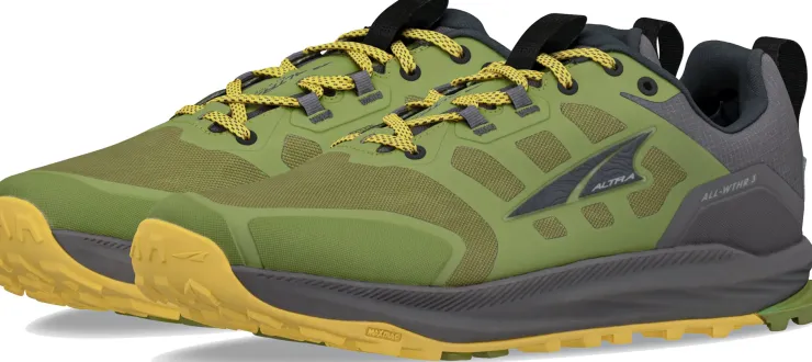 Hiking Shoes & Boots|Running Shoes-Altra Mens Lone Peak 9 Waterproof Low Trail Shoes - Dusty Olive