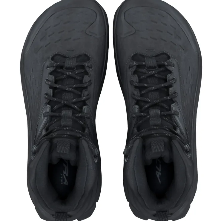 Mid Height Boots|Hiking Boots-Altra Mens Olympus 6 Hike Mid GTX Boots - Black