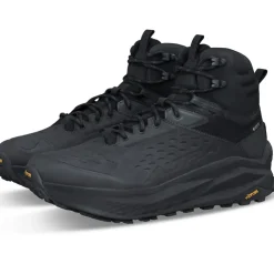 Mid Height Boots|Hiking Boots-Altra Mens Olympus 6 Hike Mid GTX Boots - Black