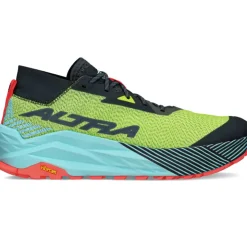 Running Shoes-Altra Mens Olympus 275 Shoes - Black-Yellow