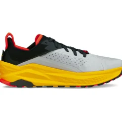 Running Shoes-Altra Mens Olympus 6 Trail Shoes - Grey-Red