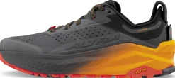 Hiking Shoes & Boots|Running Shoes-Altra Mens Olympus 6 Trail Shoes - Black-Orange