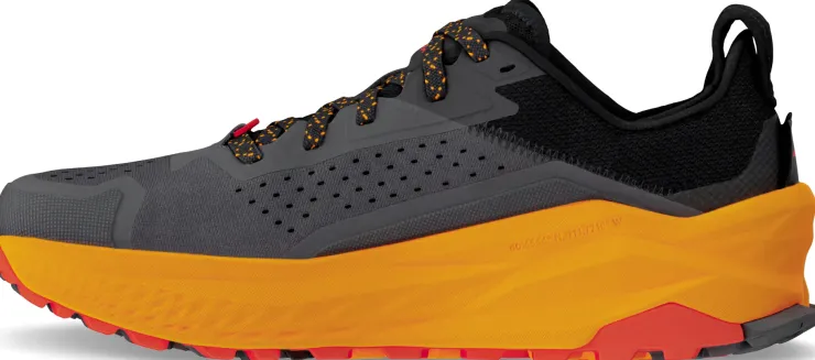 Hiking Shoes & Boots|Running Shoes-Altra Mens Olympus 6 Trail Shoes - Black-Orange
