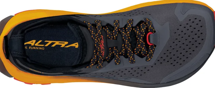 Hiking Shoes & Boots|Running Shoes-Altra Mens Olympus 6 Trail Shoes - Black-Orange