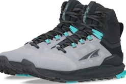 Hiking Shoes & Boots|Mid Height Boots-Altra Womens Lone Peak 9 Waterproof Mid Boots - Black-Gray