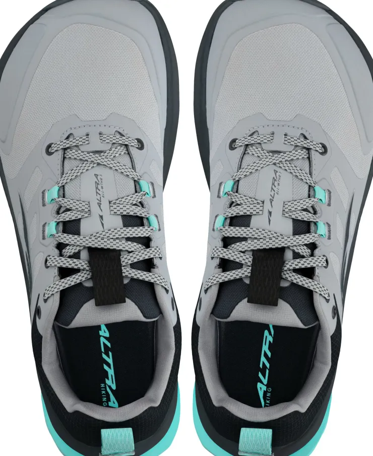 Hiking Shoes & Boots|Running Shoes-Altra Womens Lone Peak 9 Waterproof Low Trail Shoes - Black-Gray
