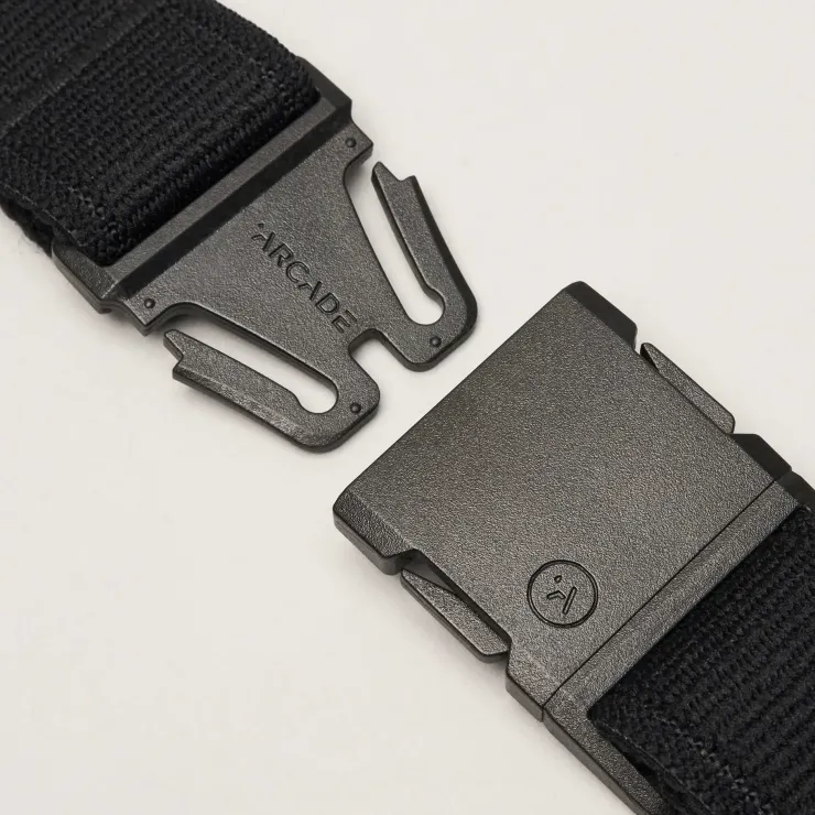 Belts & Braces-Arcade Atlas Slim Belt - Black