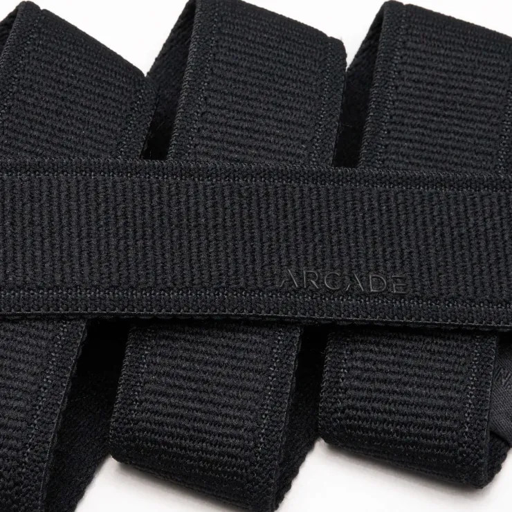 Belts & Braces-Arcade Atlas Slim Belt - Black