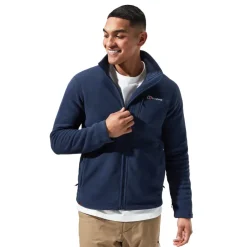 Fleece & Mid Layer-Berghaus Mens Activity PT Fleece Jacket IA - Dusk