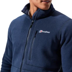 Fleece & Mid Layer-Berghaus Mens Activity PT Fleece Jacket IA - Dusk