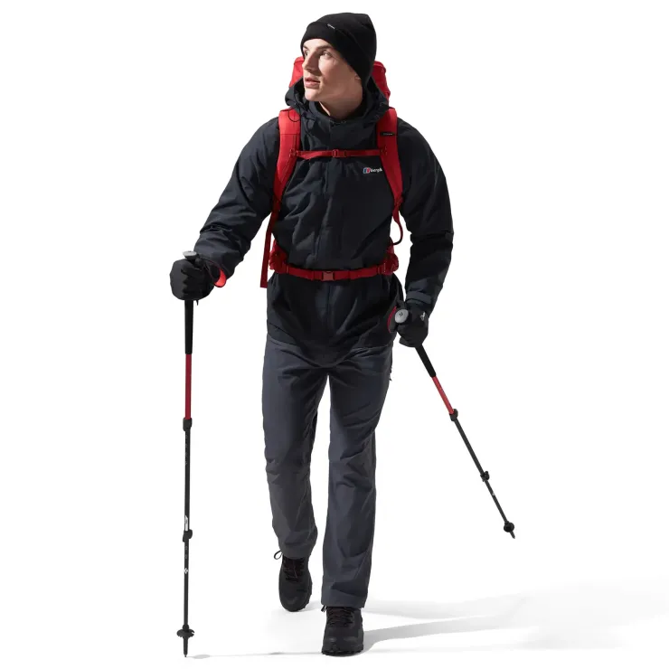 Waterproof Jackets-Berghaus Mens Hillwalker Jacket IA - Black-Black