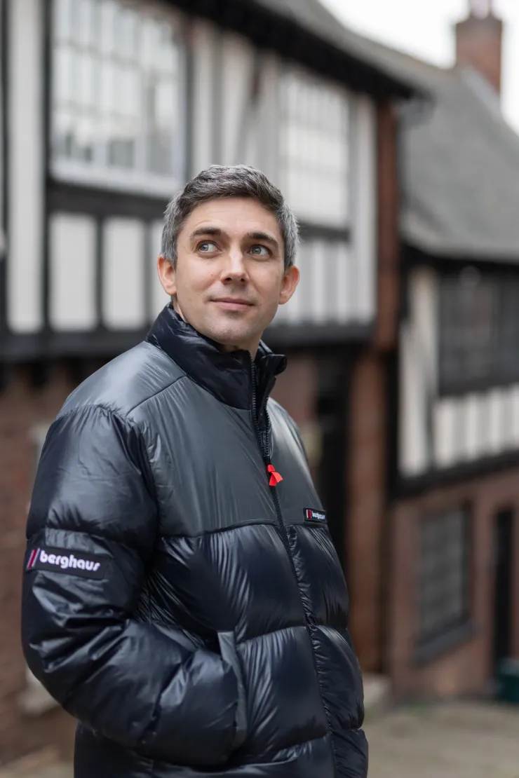 Insulated Jackets|Insulated Jackets-Berghaus Unisex Blockback Down Jacket - Jet Black-Grey Pinstripe