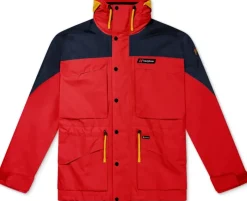 Waterproof Jackets|Waterproof Jackets-Berghaus Unisex Mera Peak 2000 Jacket - Mountain Carmine-Dusk-Amber