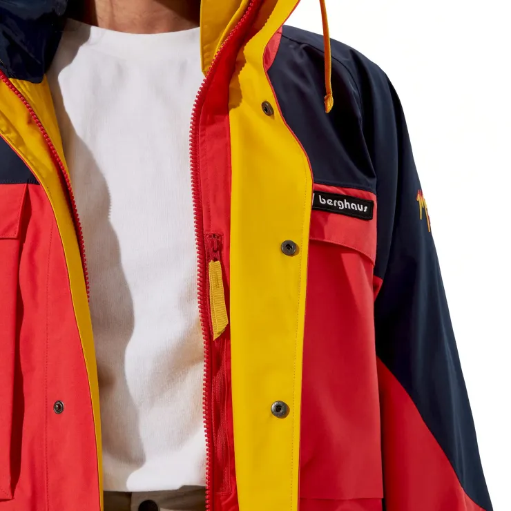 Waterproof Jackets|Waterproof Jackets-Berghaus Unisex Mera Peak 2000 Jacket - Mountain Carmine-Dusk-Amber