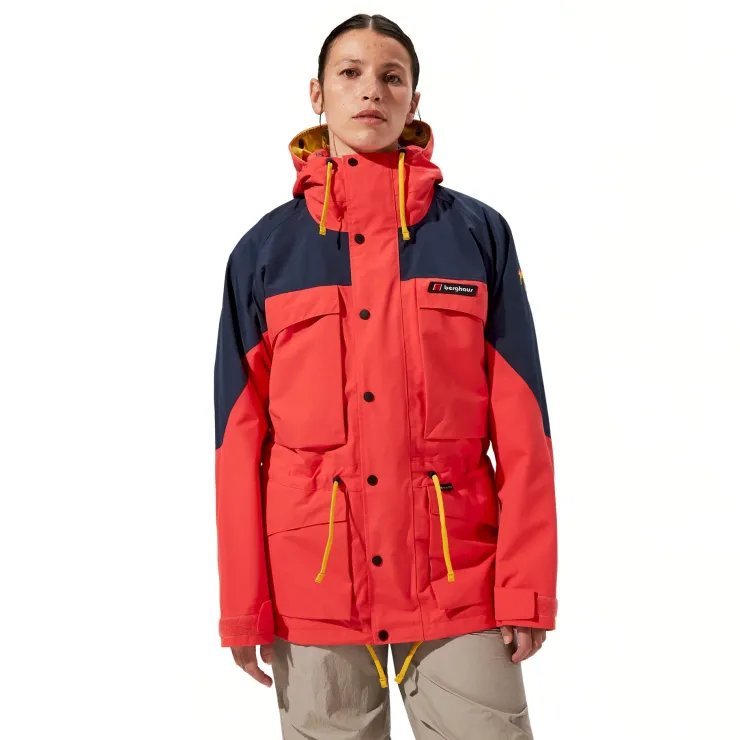Waterproof Jackets|Waterproof Jackets-Berghaus Unisex Mera Peak 2000 Jacket - Mountain Carmine-Dusk-Amber