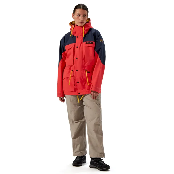 Waterproof Jackets|Waterproof Jackets-Berghaus Unisex Mera Peak 2000 Jacket - Mountain Carmine-Dusk-Amber