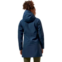 Waterproof Jackets-Berghaus Womens Omeara Long Shell Jacket - Dusk