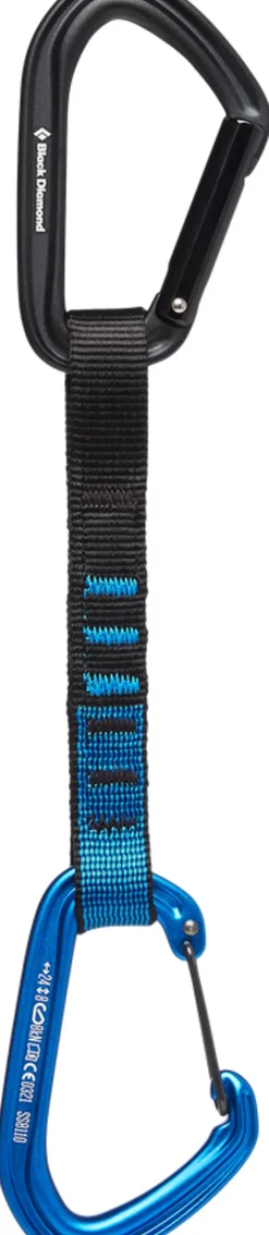 Carabiners & Quickdraws-Black Diamond HotForge Hybrid Quickdraw - 16cm