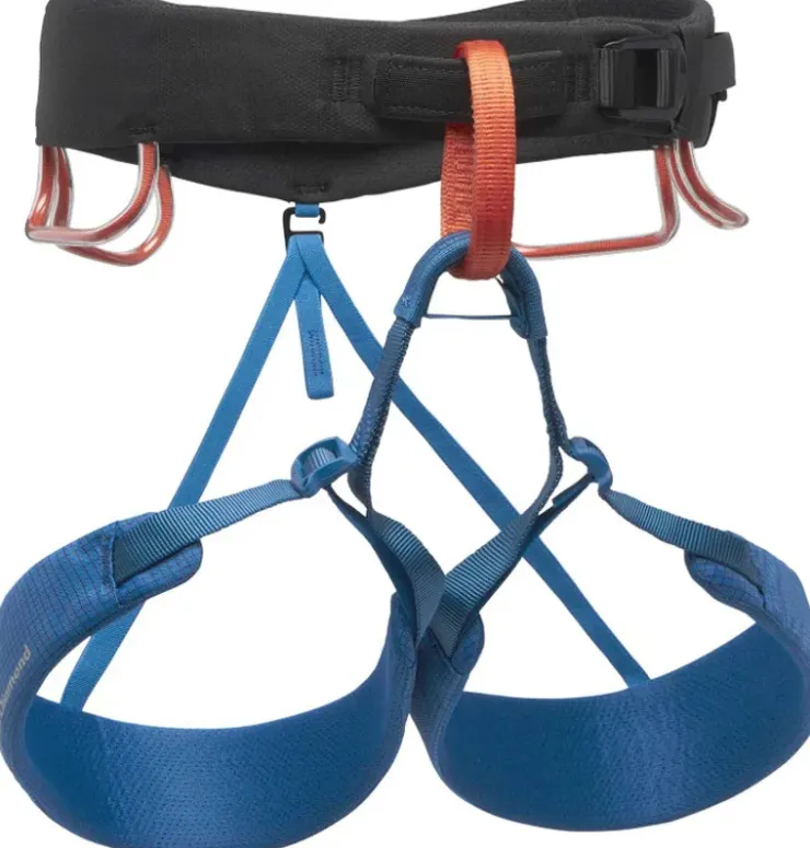 Harnesses-Black Diamond Mens Momentum Harness - Kingfisher