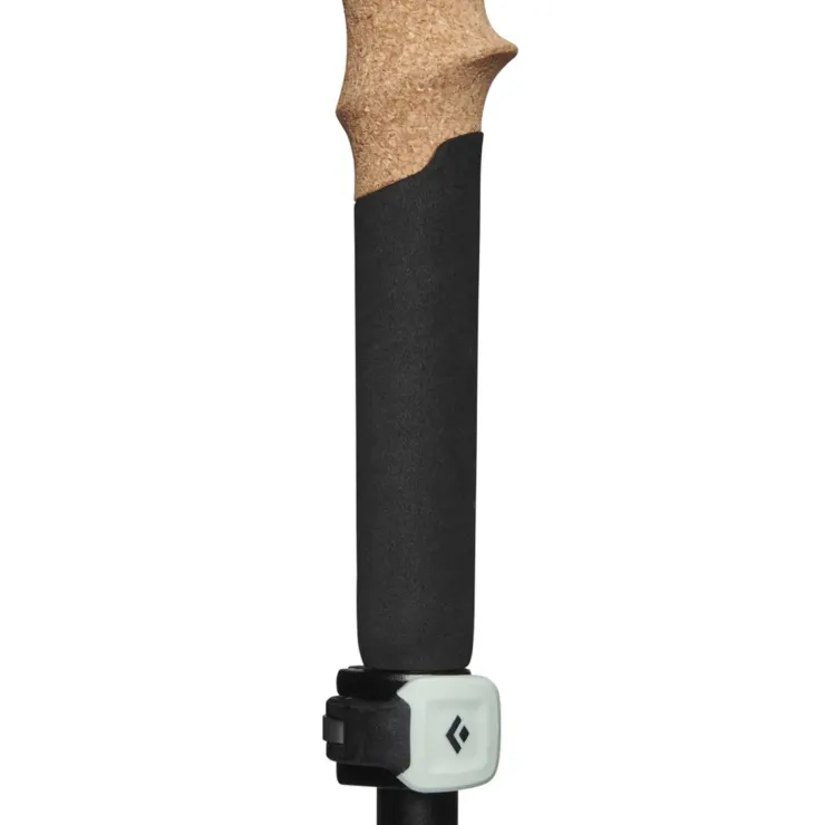 Walking Poles-Black Diamond Pursuit FLZ Trekking Poles - Black-Foam Green - S/M