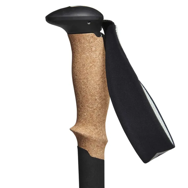 Walking Poles-Black Diamond Pursuit FLZ Trekking Poles - Black-Foam Green - S/M
