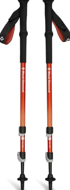 Walking Poles-Black Diamond Trail Back Trekking Poles - Burnt Sienna