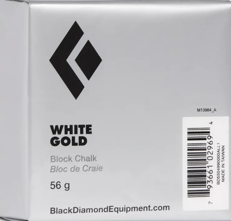 Chalk & Chalkbags-Black Diamond White Gold Bloc Chalk - 56g