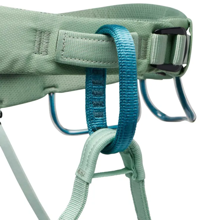 Harnesses-Black Diamond Womens Momentum Harness - Desert Sage