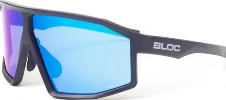 Eyewear-Bloc Eyewear BLOC Blade 2 Sunglasses - Matt Black-Blue Mirror