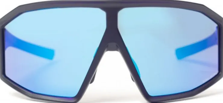 Eyewear-Bloc Eyewear BLOC Blade 2 Sunglasses - Matt Black-Blue Mirror