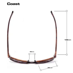 Eyewear-Bloc Eyewear BLOC Coast Sunglasses - Blue Orange-Grey Graduated
