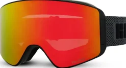 Eyewear-Bloc Eyewear BLOC Eighty-Five Goggle - Matt Black-Red Mirror-Cat 2