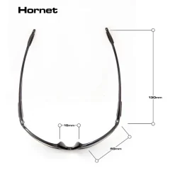 Eyewear-Bloc Eyewear BLOC Hornet Sunglasses - Shiny Black-Polarised Grey