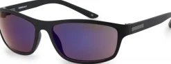 Eyewear-Bloc Eyewear BLOC Hornet Two Sunglasses - Matt Black-Blue Mirror