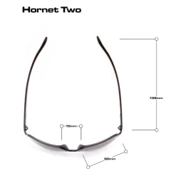 Eyewear-Bloc Eyewear BLOC Hornet Two Sunglasses - Matt Black-Polarised Grey