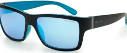 Eyewear-Bloc Eyewear BLOC Riser Sunglasses - Black Blue-Blue Mirror
