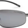 Eyewear-Bloc Eyewear BLOC Square Sunglasses - Gun Metal-Polarised Grey