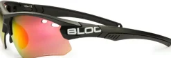 Eyewear-Bloc Eyewear BLOC Titan Sunglasses - Black-Red 4 Lens Pack