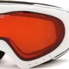 Eyewear-Bloc Eyewear BLOC Utopia Goggle - Shiny White-Goldeneye Lens