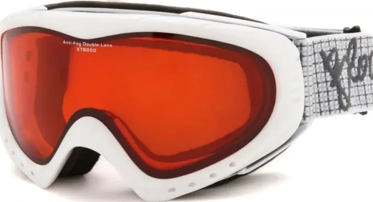 Eyewear-Bloc Eyewear BLOC Utopia Goggle - Shiny White-Goldeneye Lens
