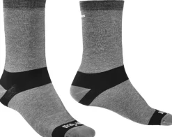 Socks|Socks-Bridgedale Mens Coolmax Liner Socks - Twin Pack - Grey