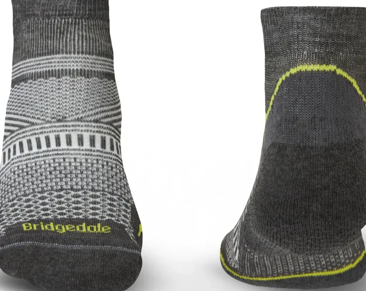 Socks|Socks-Bridgedale Mens Hike Ultralight T2 Coolmax Performance Low Socks - Graphite