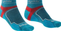 Socks|Socks-Bridgedale Mens TRAIL RUN Ultralight T2 Coolmax Sport Low Socks - Blue